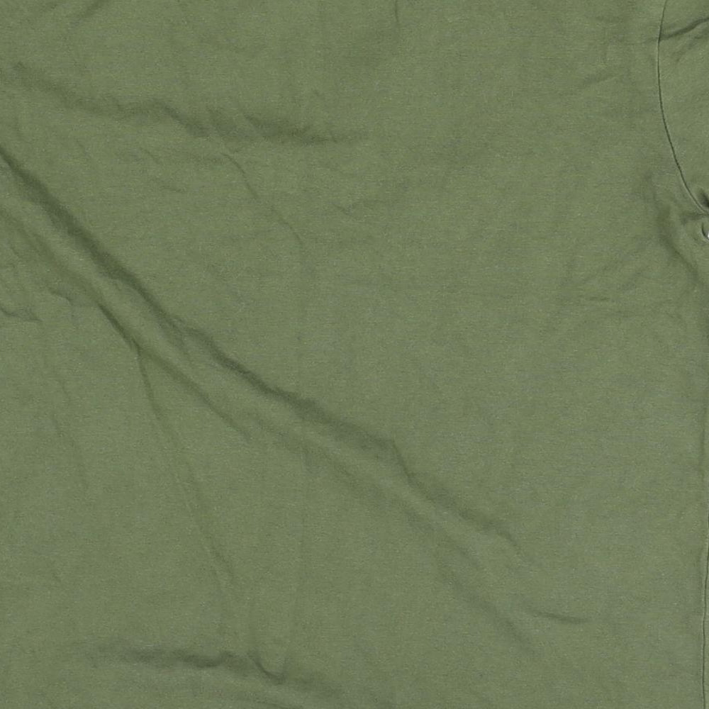Primark Boys Green   Basic T-Shirt Size 11-12 Years