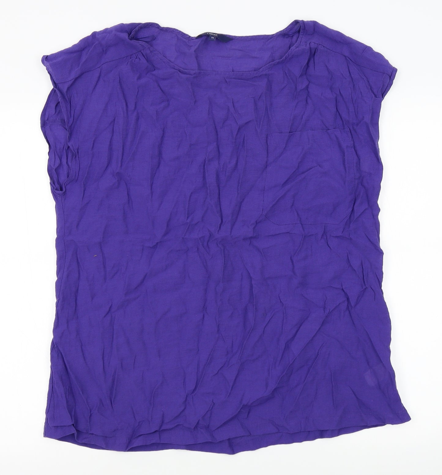 NEXT Womens Purple   Basic Blouse Size 20