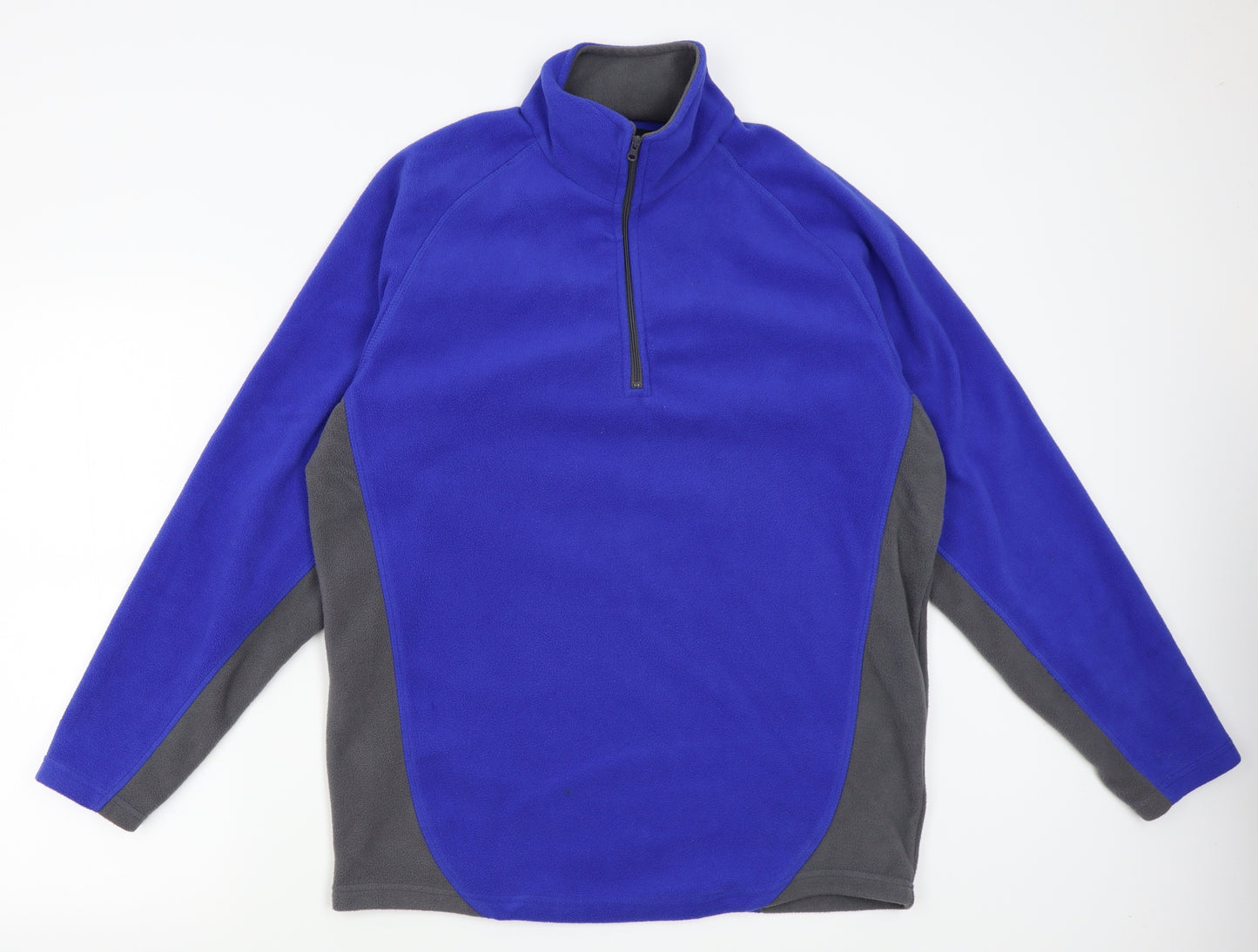 hutson Harbour Mens Blue  Fleece Pullover Jumper Size XL