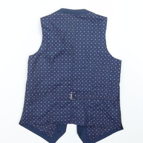 George Boys Blue   Jacket Waistcoat Size 12-13 Years