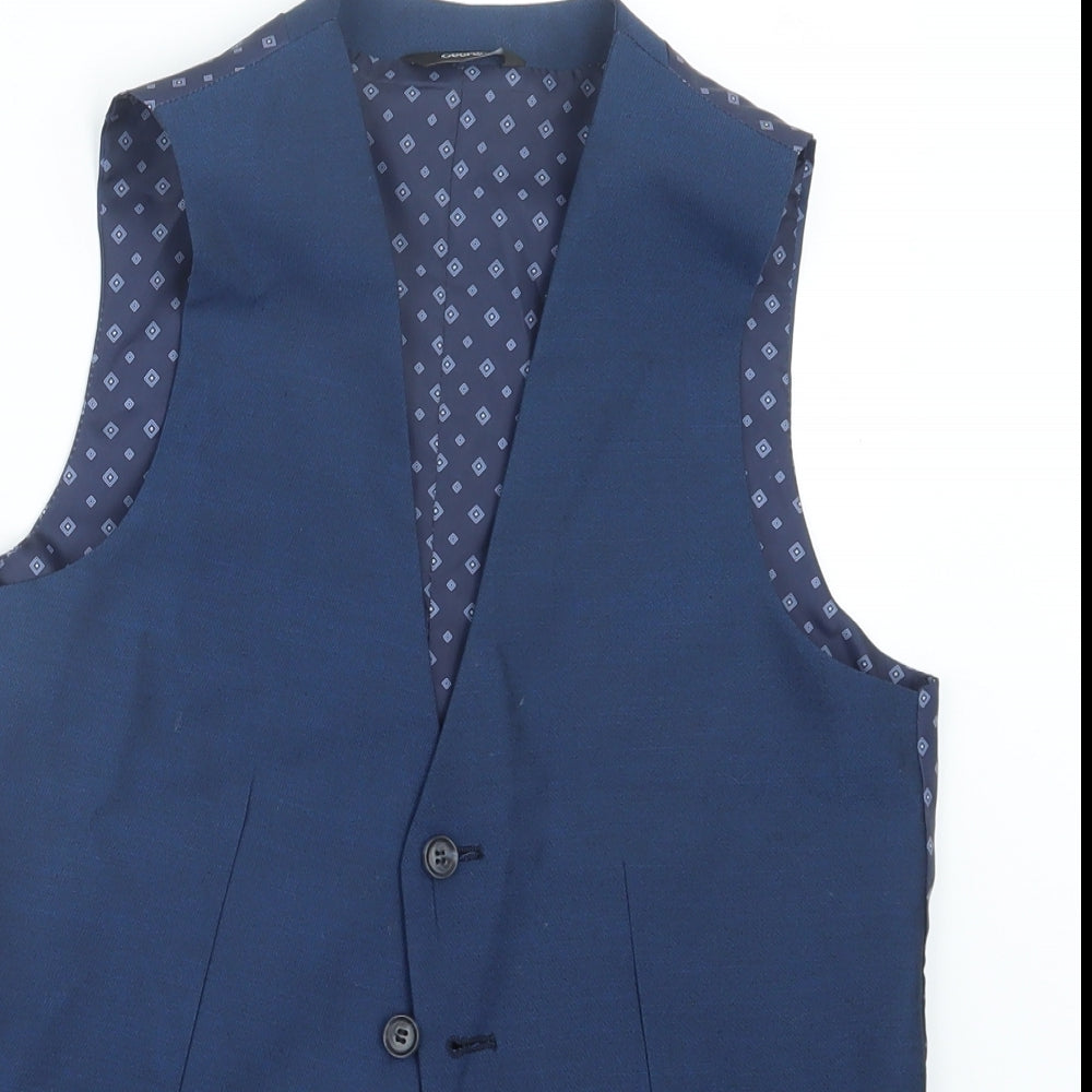 George Boys Blue   Jacket Waistcoat Size 12-13 Years