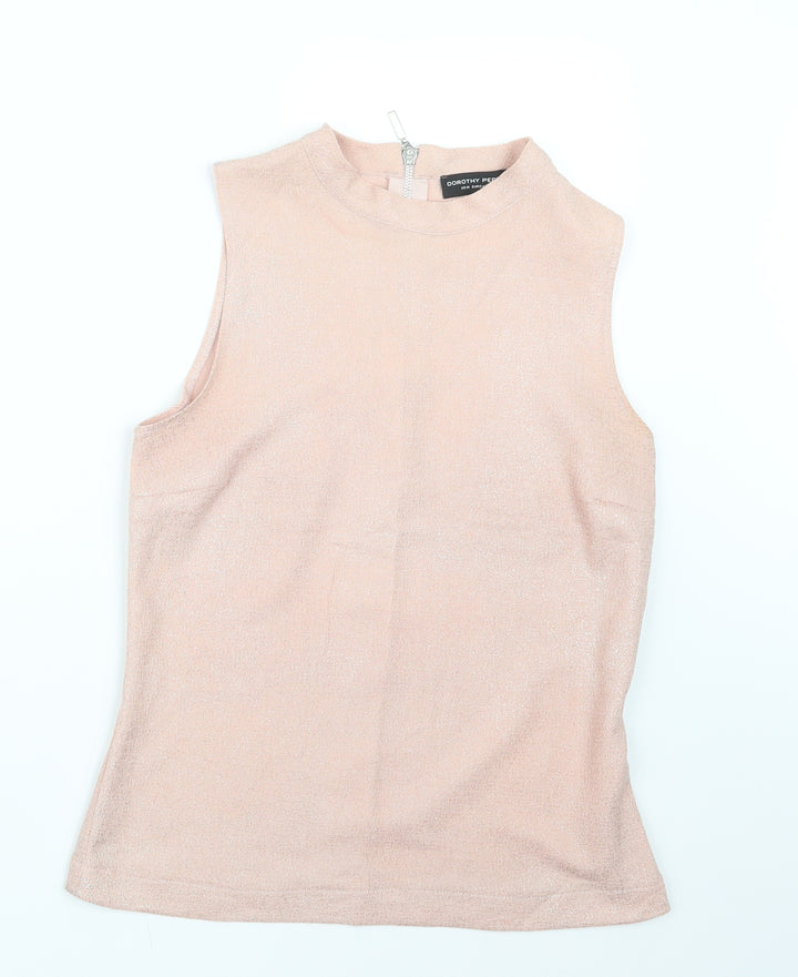 Dorothy Perkins Womens Pink   Basic Blouse Size 14
