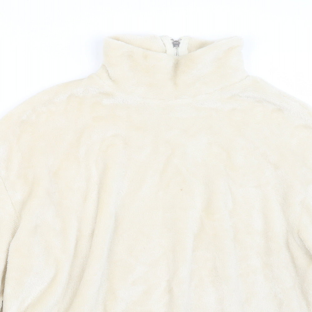 SheIn Womens Ivory   Pullover Sweatshirt Size M