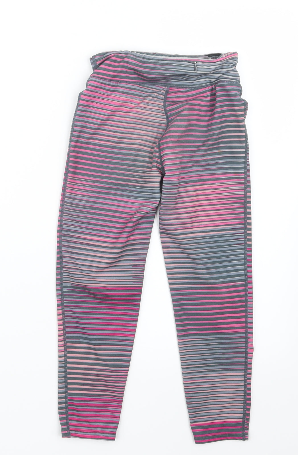 Gap Girls Pink Striped  Capri Trousers Size 6-7 Years