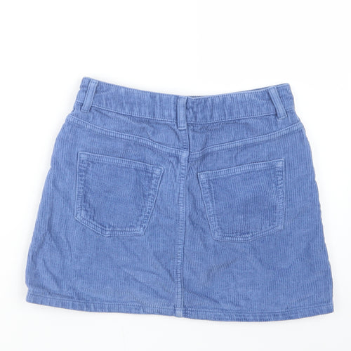 Topshop Womens Blue   Straight & Pencil Skirt Size 8