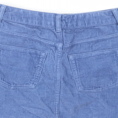 Topshop Womens Blue   Straight & Pencil Skirt Size 8