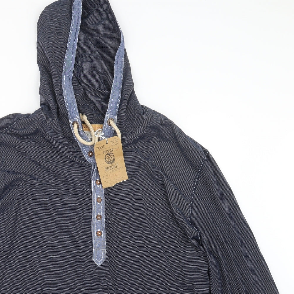 NEXT Mens Blue   Pullover Hoodie Size 3XL