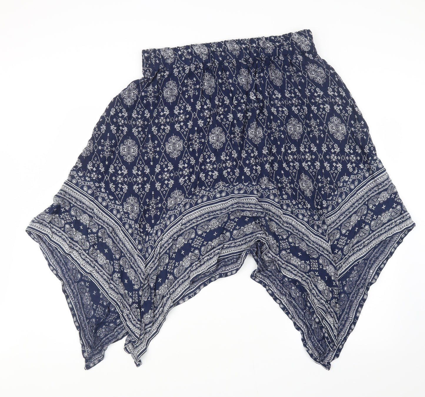 Atmosphere Womens Blue Geometric  A-Line Skirt Size 20