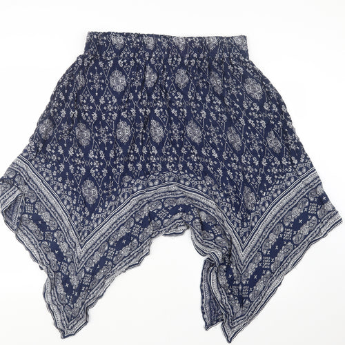 Atmosphere Womens Blue Geometric  A-Line Skirt Size 20