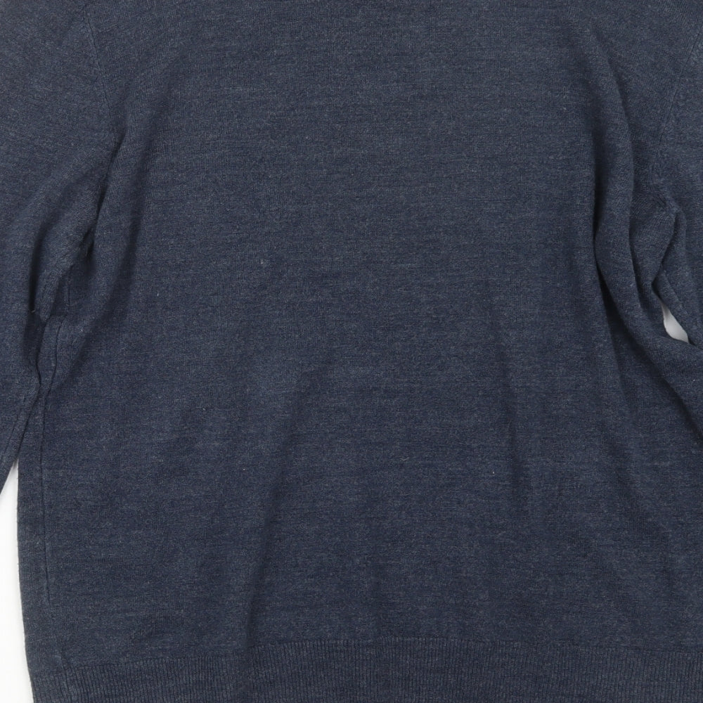 Primark Mens Blue  Knit Pullover Jumper Size XL