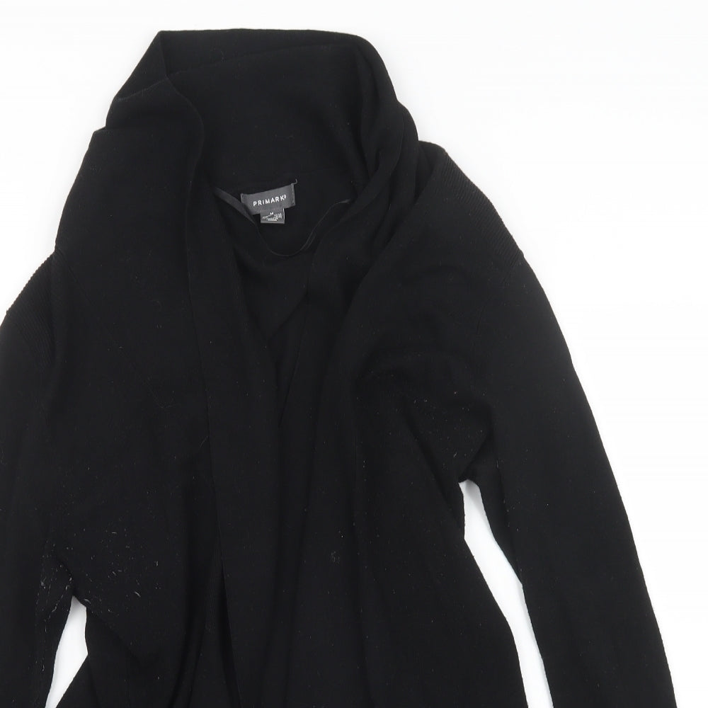 Primark Womens Black  Knit Cardigan Jumper Size 12