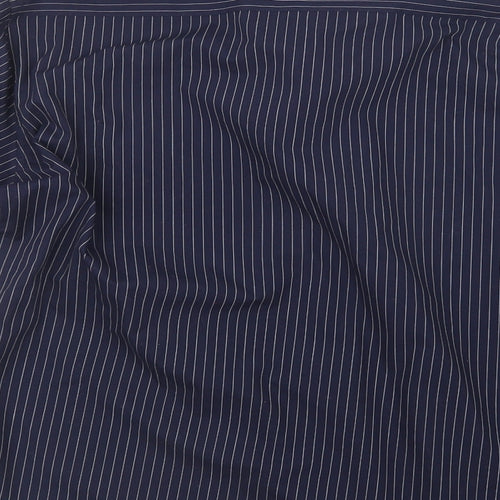 Taylor & Wright Mens Blue Striped   Button-Up Size L