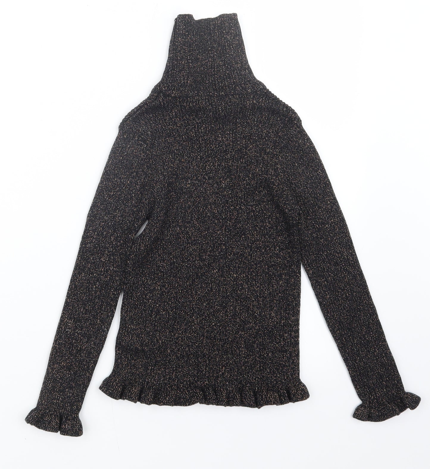 Marks and Spencer Girls Black   Pullover Jumper Size 9-10 Years