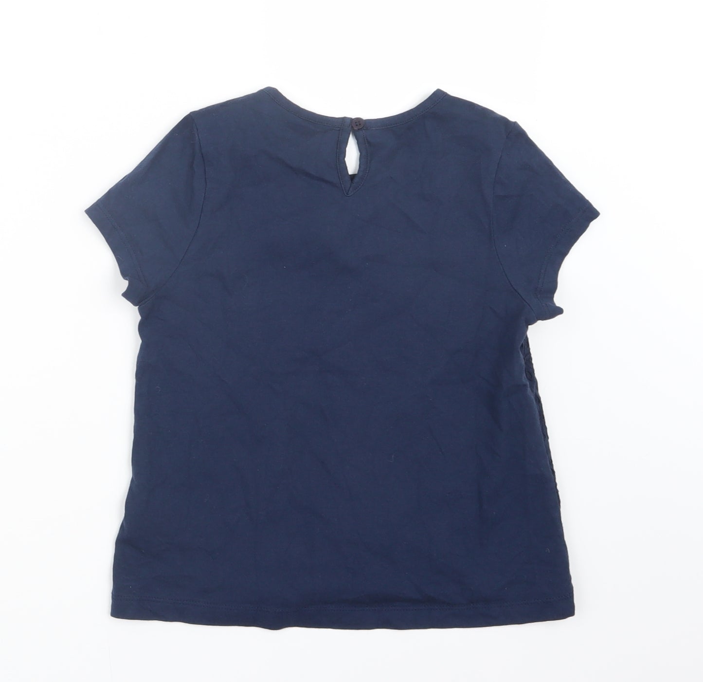 Outfit Girls Blue   Basic T-Shirt Size 5-6 Years