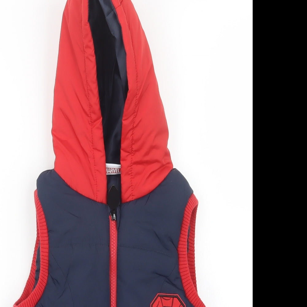 Marvel Boys Blue   Jacket  Size 7-8 Years  - Spider-Man