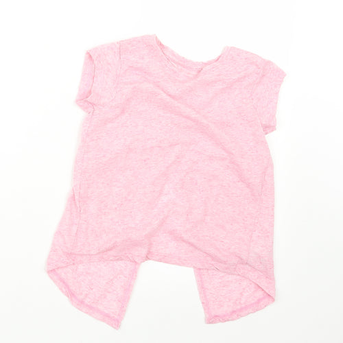 Miss E-vie Girls Pink   Basic T-Shirt Size 7-8 Years