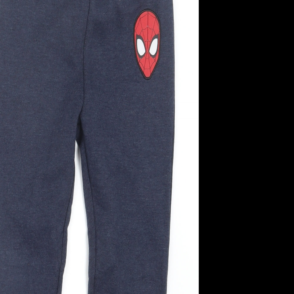Marvel Boys Blue   Jogger Trousers Size 7-8 Years - Spider-Man