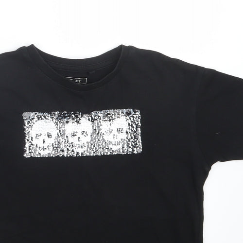 NEXT Boys Black   Basic T-Shirt Size 5 Years
