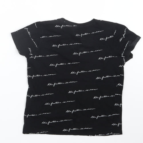 Primark Boys Black   Basic T-Shirt Size 8-9 Years