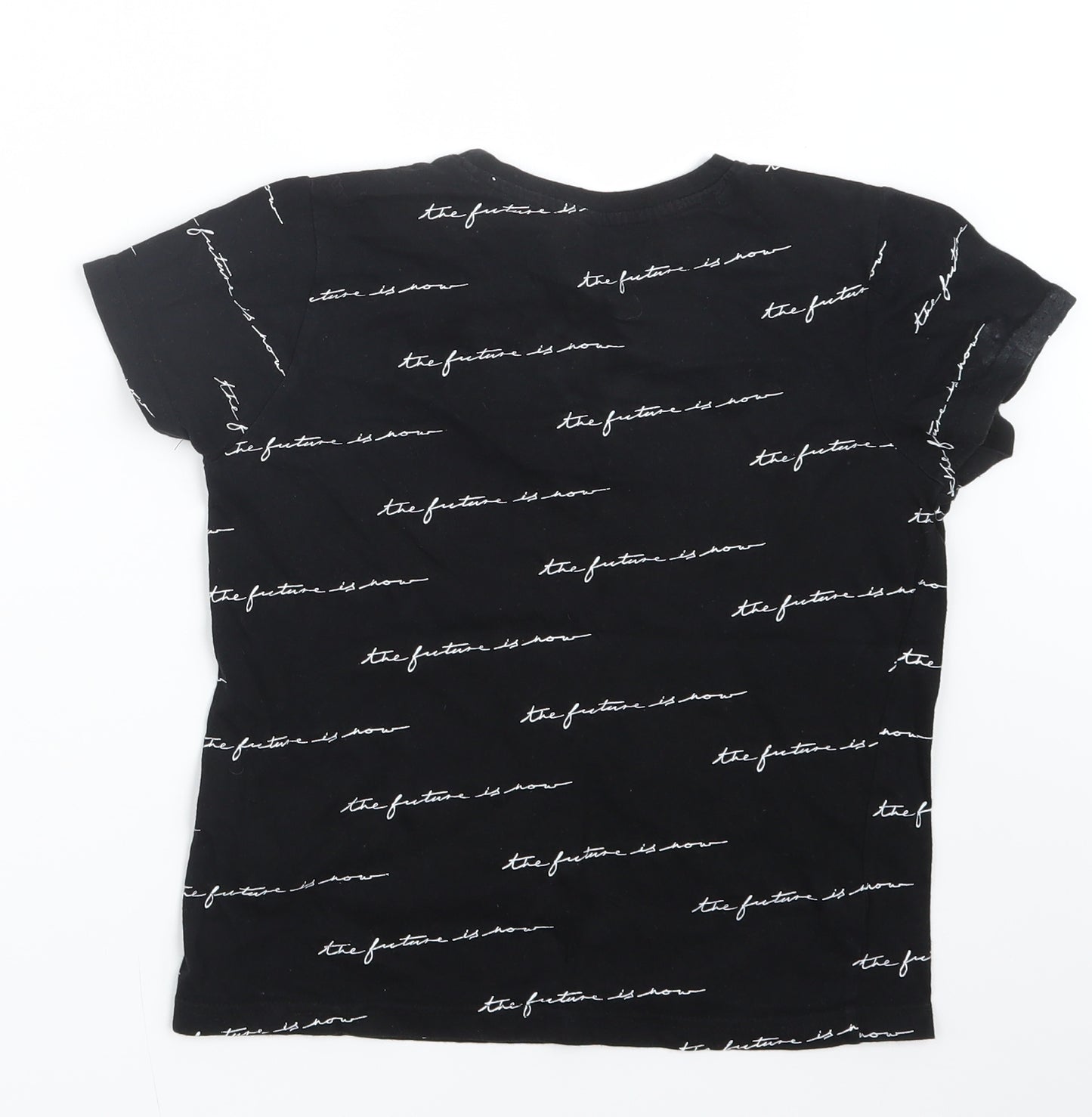 Primark Boys Black   Basic T-Shirt Size 8-9 Years
