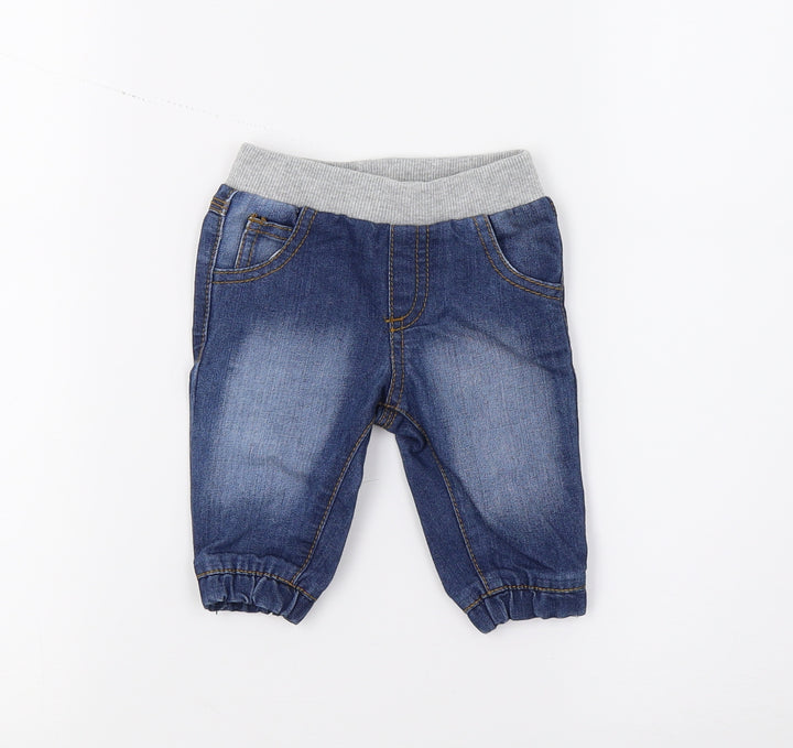 F&F Baby Blue  Denim  Jeans Size 0-3 Months