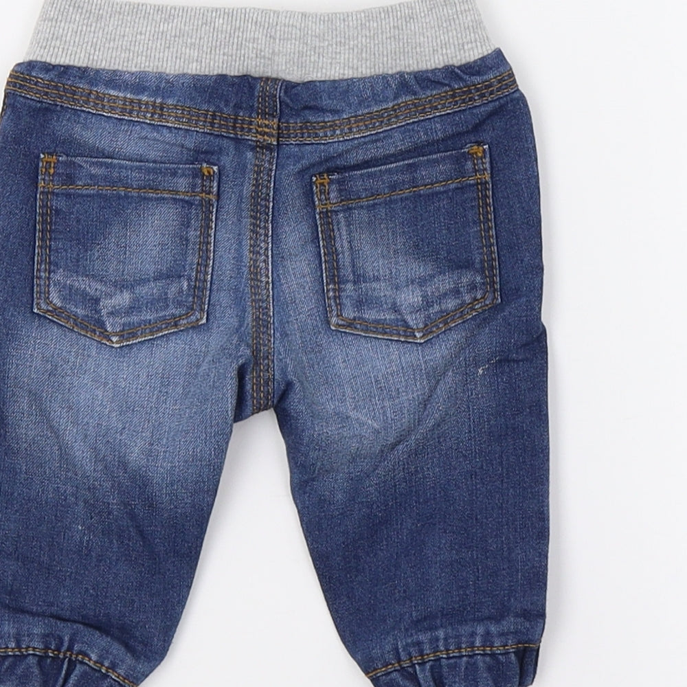 F&F Baby Blue  Denim  Jeans Size 0-3 Months
