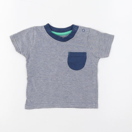 George Boys Blue   Pullover T-Shirt Size 0-3 Months