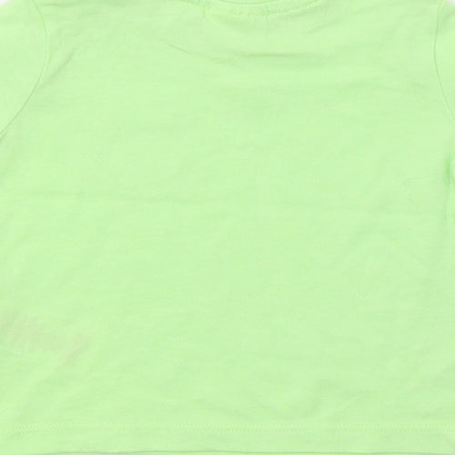 F&F Baby Green  Jersey Basic T-Shirt Size 0-3 Months