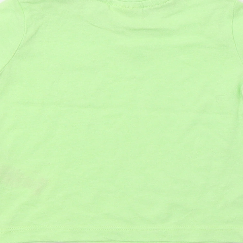 F&F Baby Green  Jersey Basic T-Shirt Size 0-3 Months