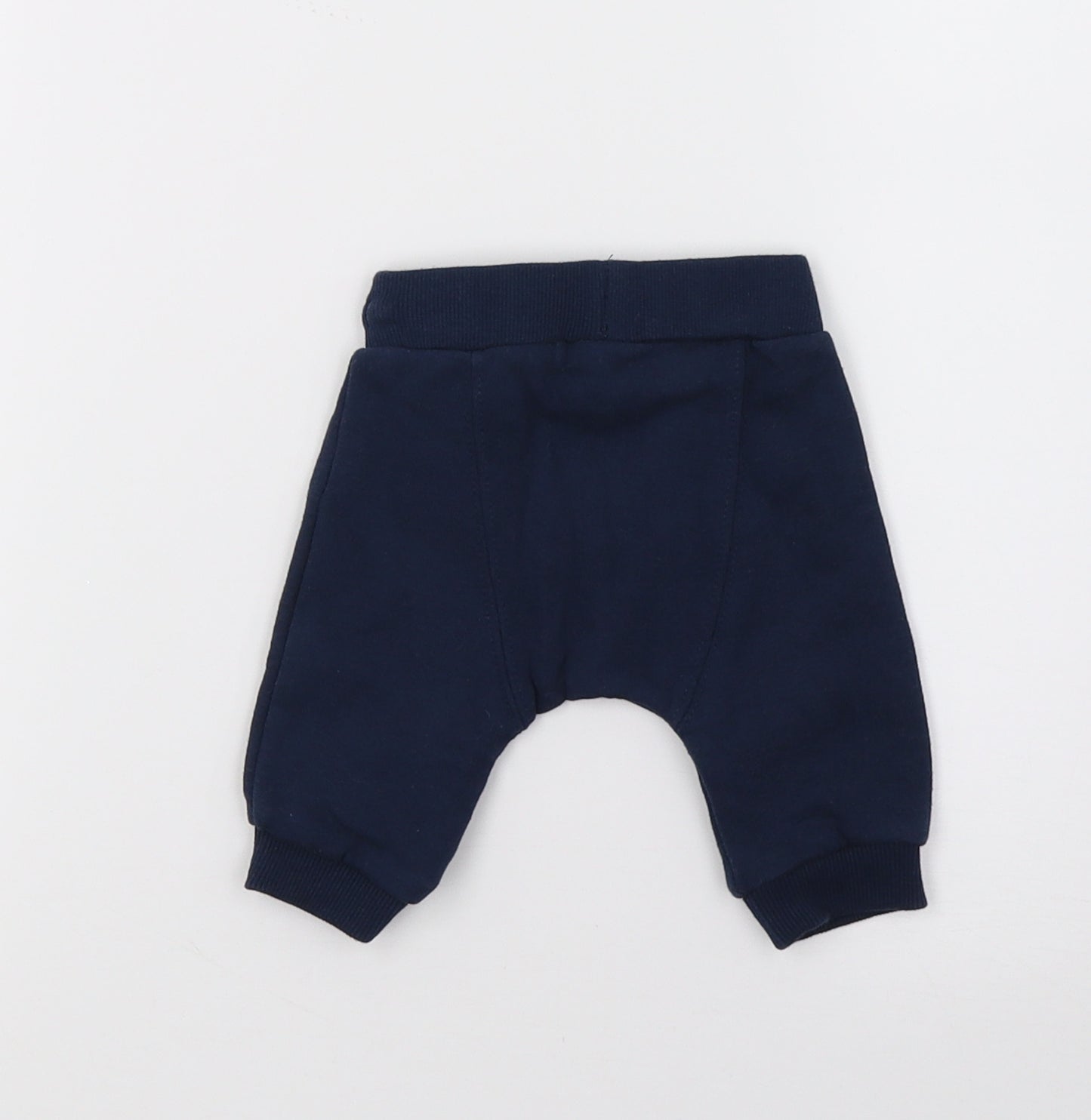 F&F Baby Blue  Jersey Jogger Trousers Size 0-3 Months