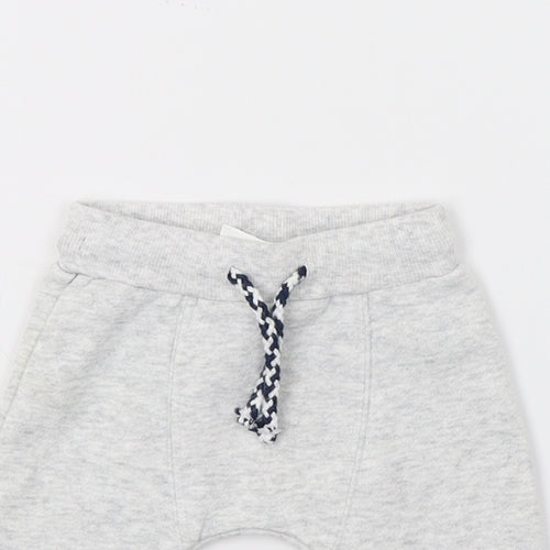 F&F Boys Grey  Jersey Jogger Trousers Size 0-3 Months