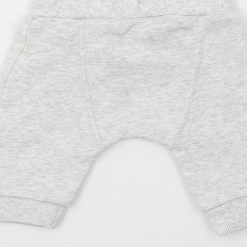 F&F Boys Grey  Jersey Jogger Trousers Size 0-3 Months