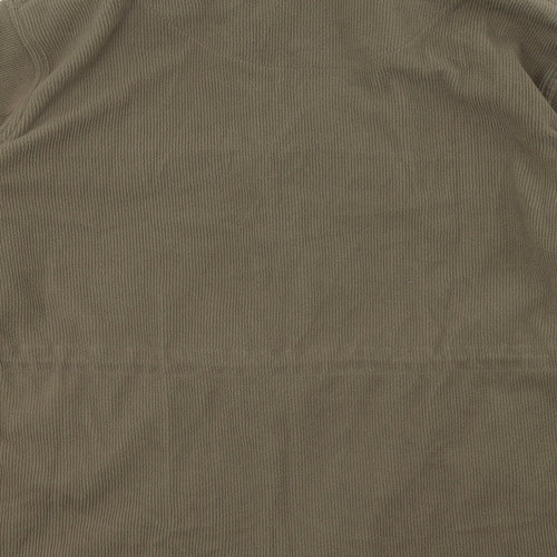 BM Mens Brown  Fleece Full Zip Sweatshirt Size L