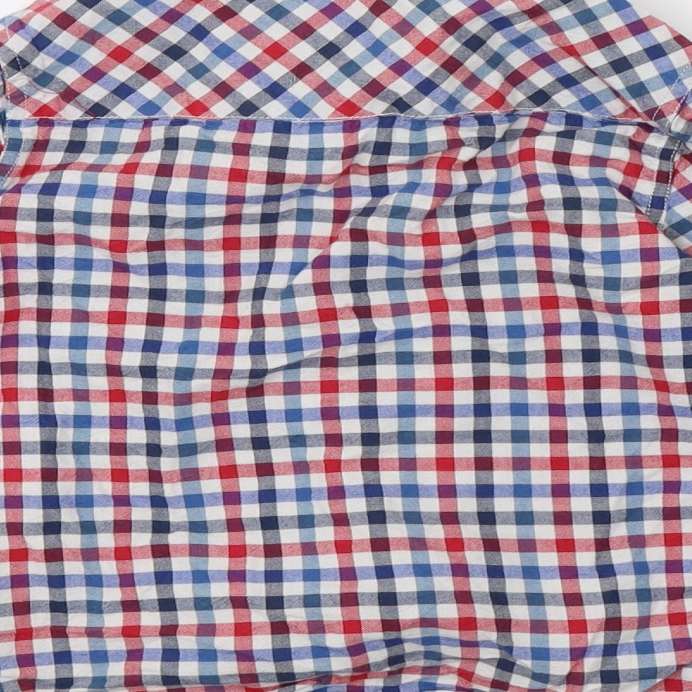 Matalan Boys Multicoloured Check  Basic Button-Up Size 6-7 Years