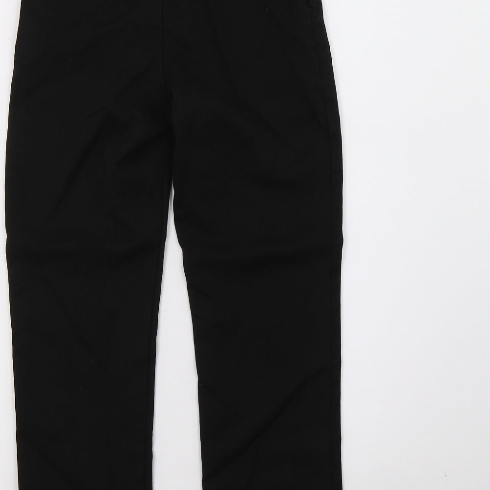 George Boys Black    Trousers Size 6-7 Years