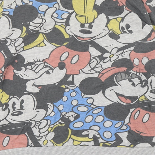 Atmosphere Womens Multicoloured Geometric Jersey Top Pyjama Top Size 8  - Mickey and Minnie