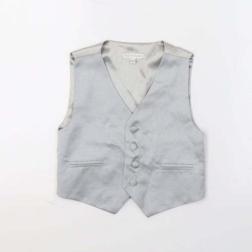 RJR.John Rocha Boys Grey   Jacket Waistcoat Size 4 Years