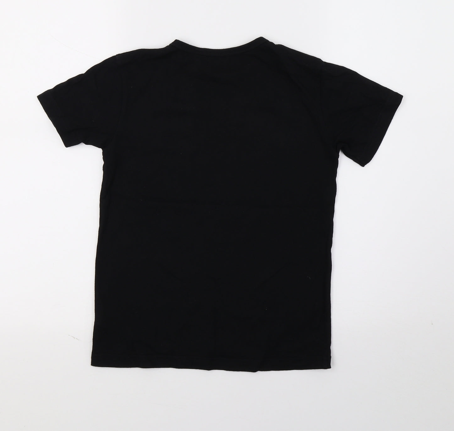 NEXT Boys Black  Jersey Basic T-Shirt Size 7 Years  - dinasour