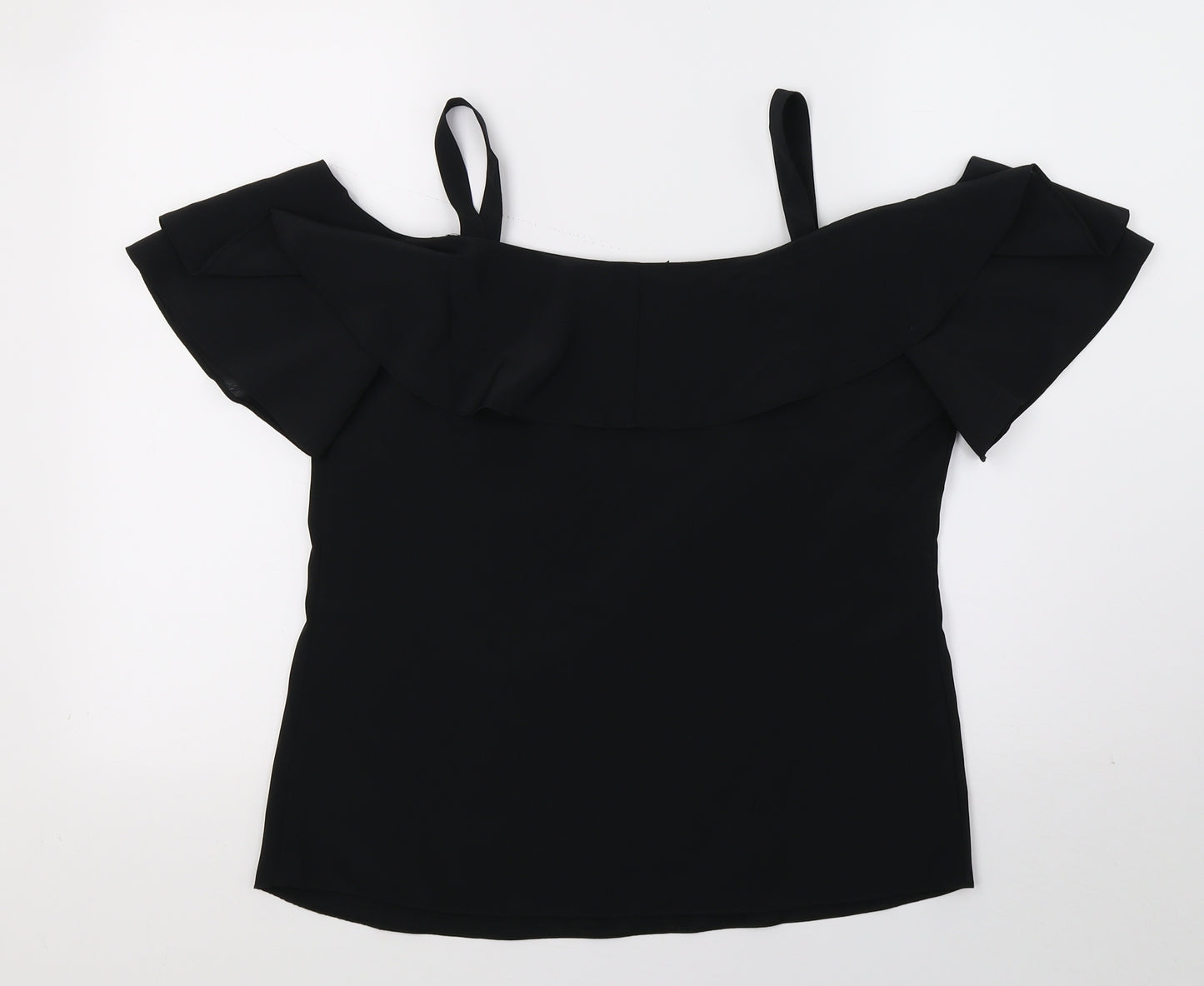 George Womens Black   Basic T-Shirt Size 10