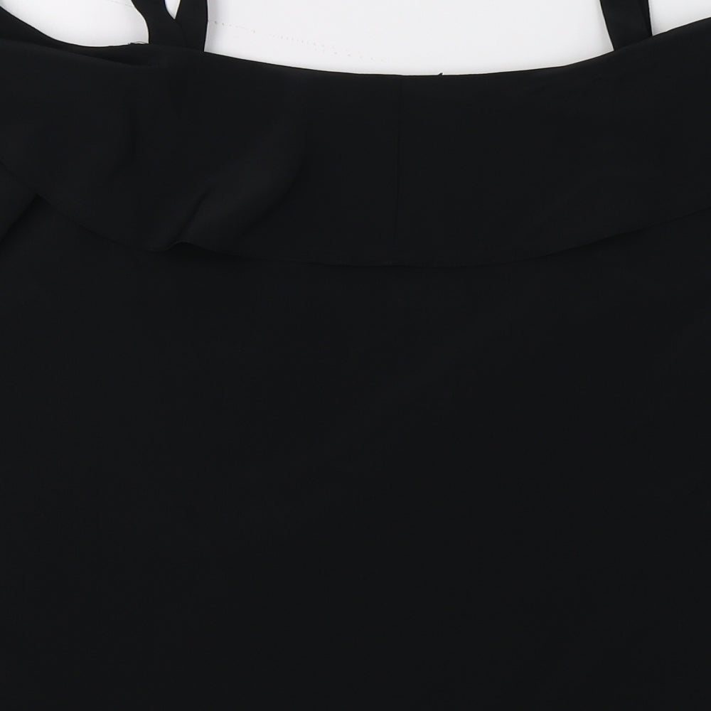 George Womens Black   Basic T-Shirt Size 10