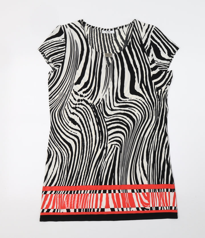Wallis Womens  Animal Print  Basic T-Shirt Size M