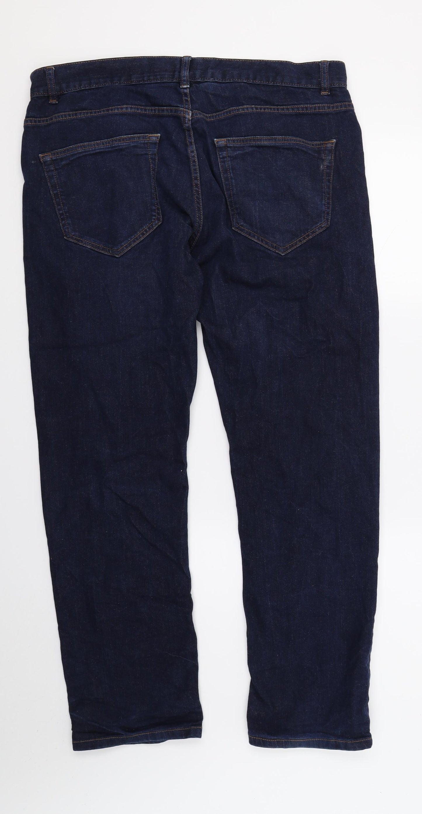 NEXT Mens Blue  Denim Straight Jeans  L29 in - SHORT LEG