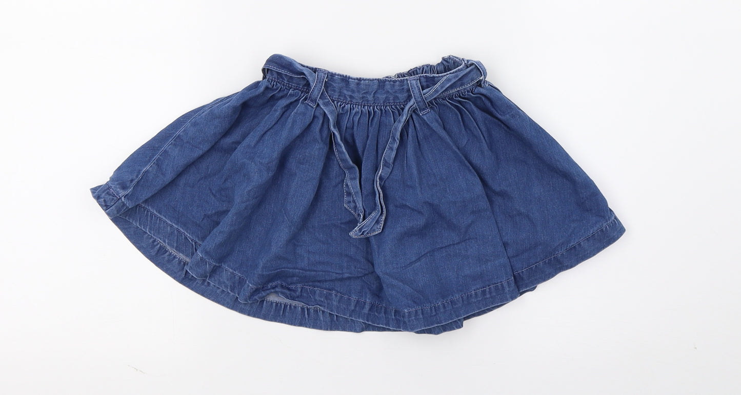 NEXT Girls Blue   Flare Skirt Size 12-18 Months