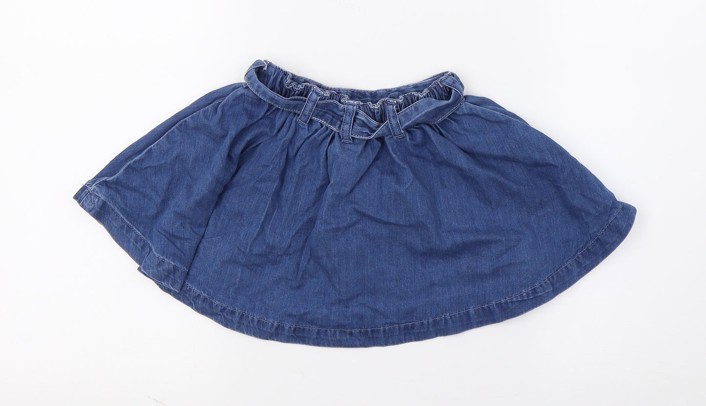 NEXT Girls Blue   Flare Skirt Size 12-18 Months