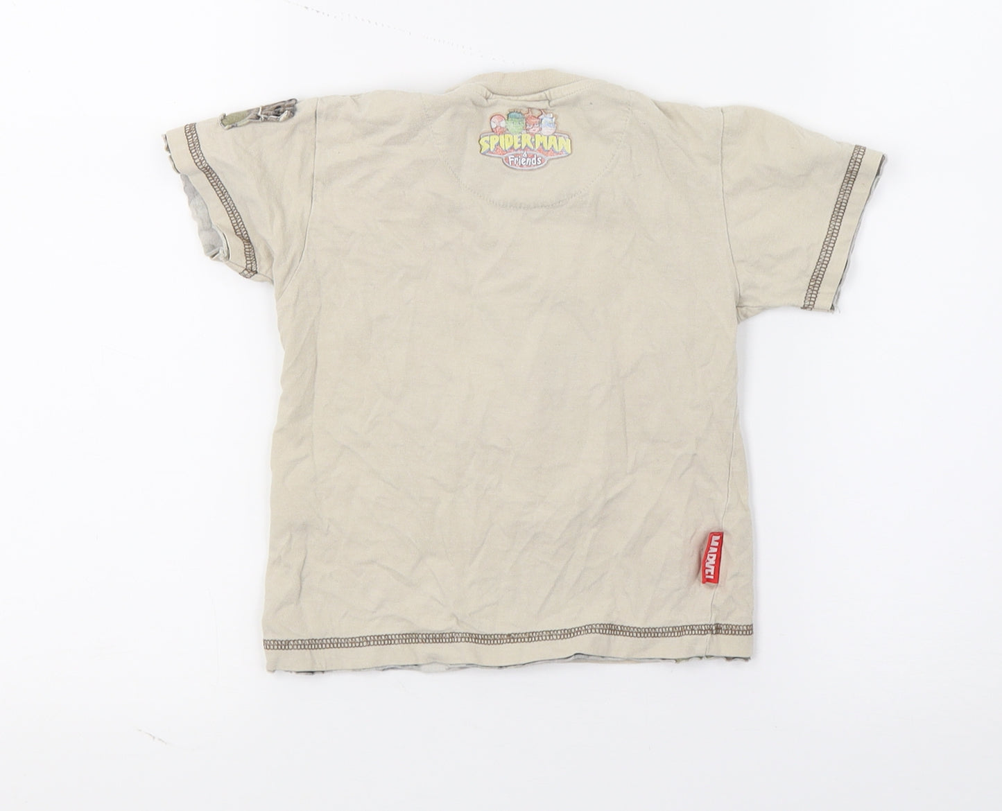 Spiderman & friends Baby Brown  Jersey Basic T-Shirt Size 12-18 Months  - Hulk