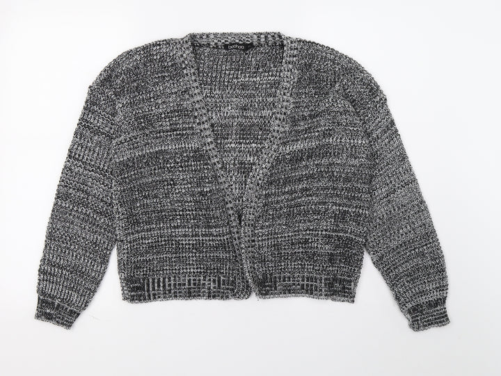 Boohoo Womens Grey Knit Cardigan Jumper Size M