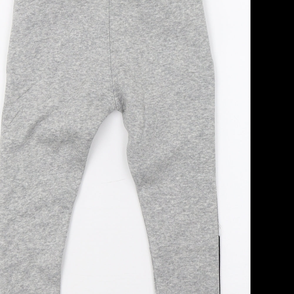 Nutmeg Baby Grey  Jacquard Jogger Trousers Size 18-24 Months