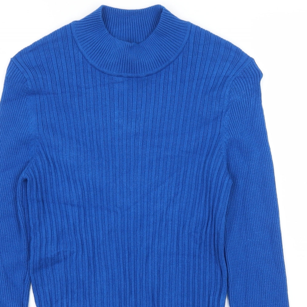 Marks and Spencer Womens Blue  Knit Pullover Jumper Size 12