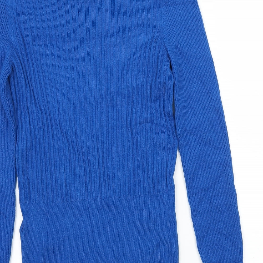 Marks and Spencer Womens Blue  Knit Pullover Jumper Size 12