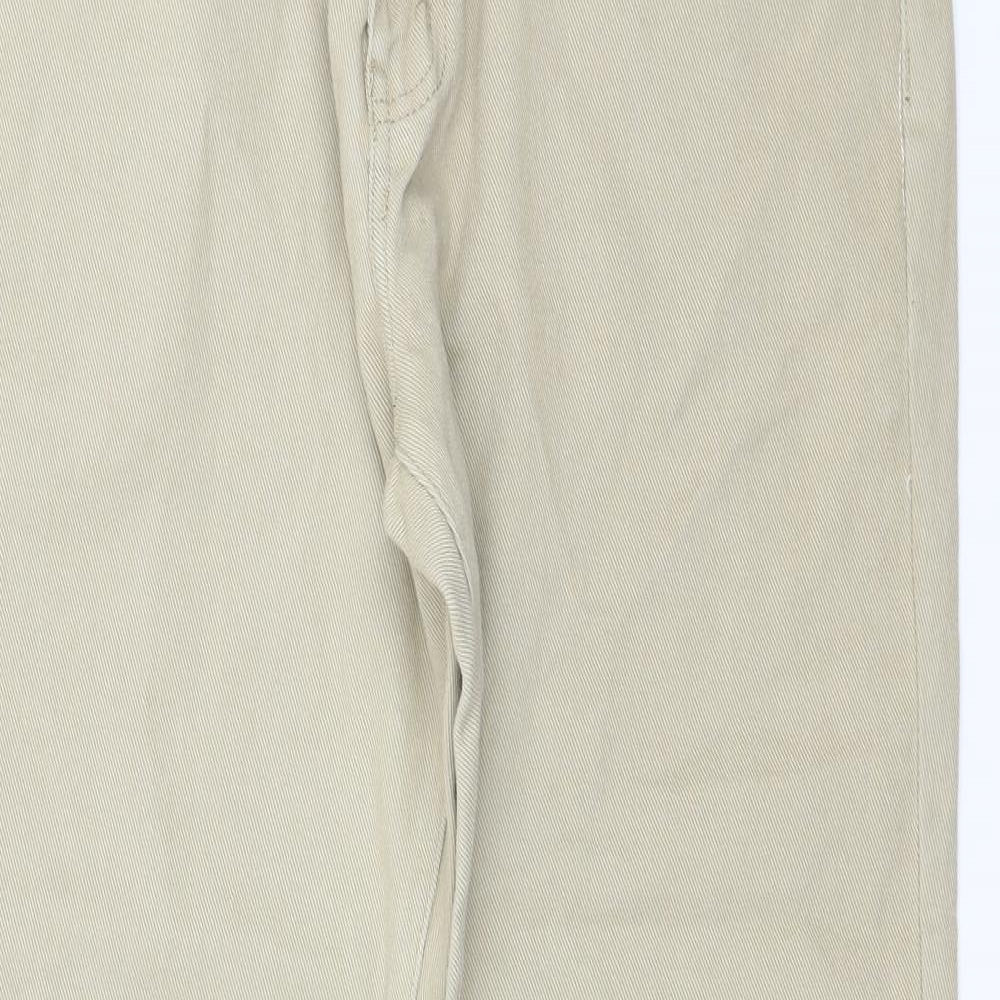 Lee Cooper Mens Beige  Denim Straight Jeans Size 36 in L32 in